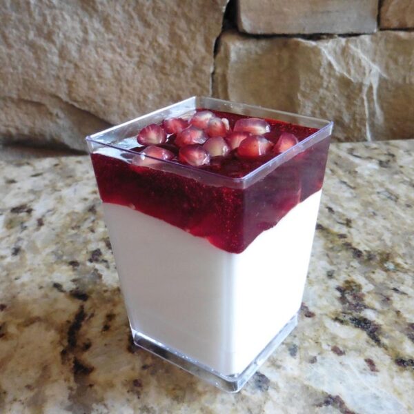 POMEGRANATE PANNA COTTA