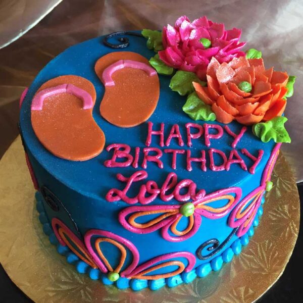 FLOWERS AND FLIP FLOPS