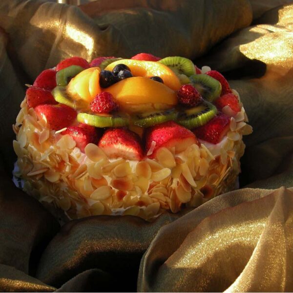 Fruit Bavarian Cake