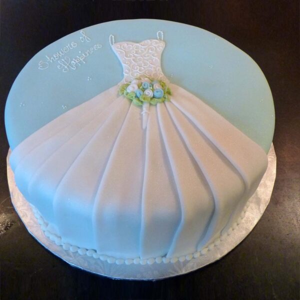 PLEATED WEDDING DRESS