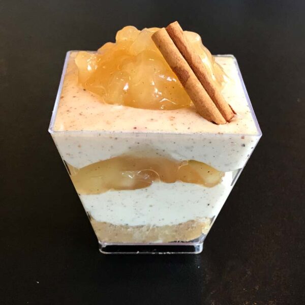 SPICED APPLE CHEESECAKE