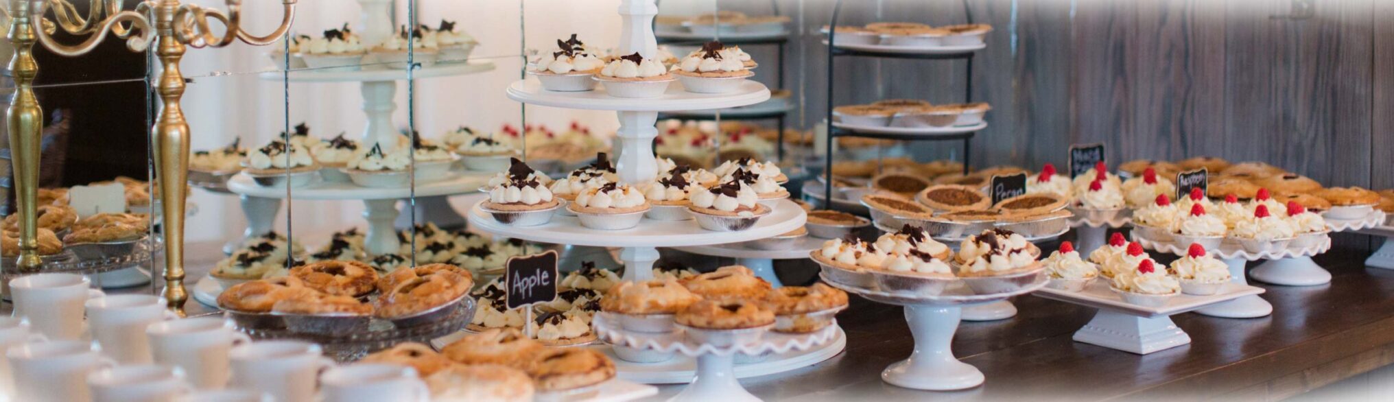 dessert table header