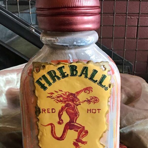 RED HOT FIREBALL CAKE