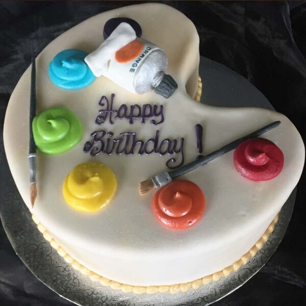 ARTIST PALETTE CAKE