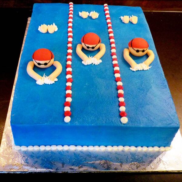 SWIM MEET CAKE