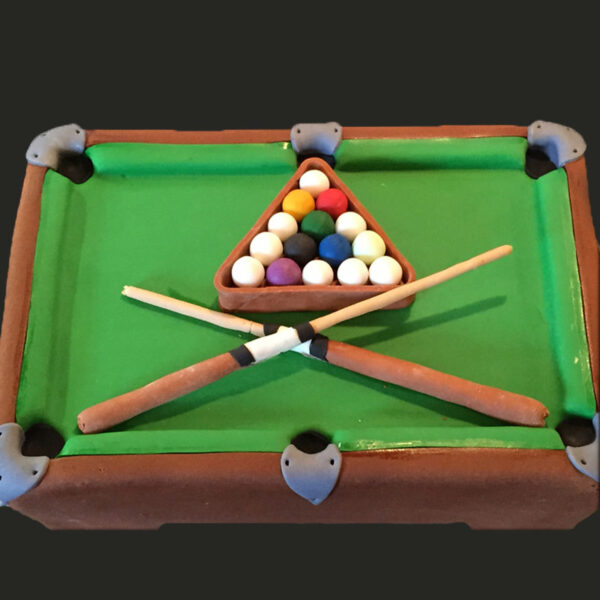 POOL TABLE CAKE