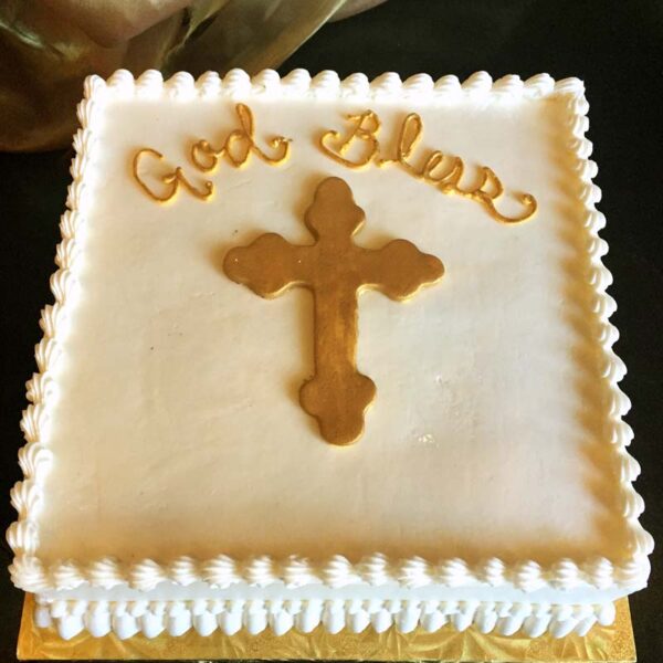GOLDEN CROSS CAKE
